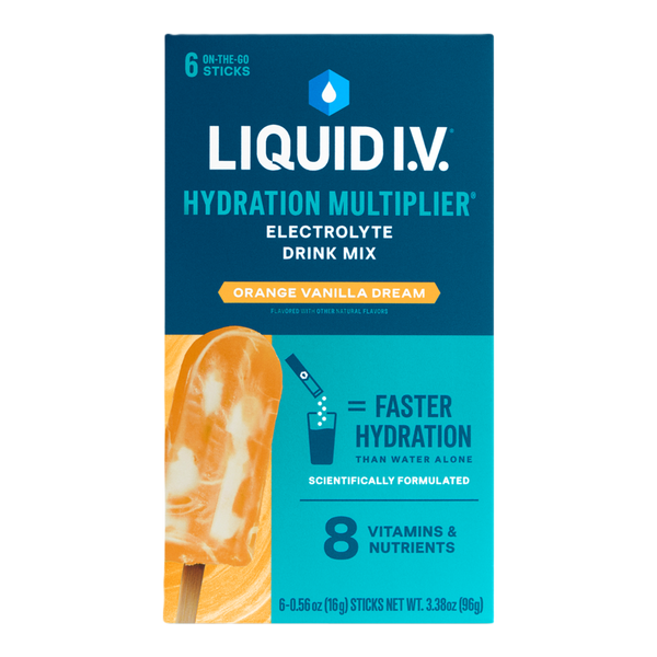 LIQUID I.V. Hydration Multiplier Electrolyte Drink Mix Orange Vanilla Dream #2