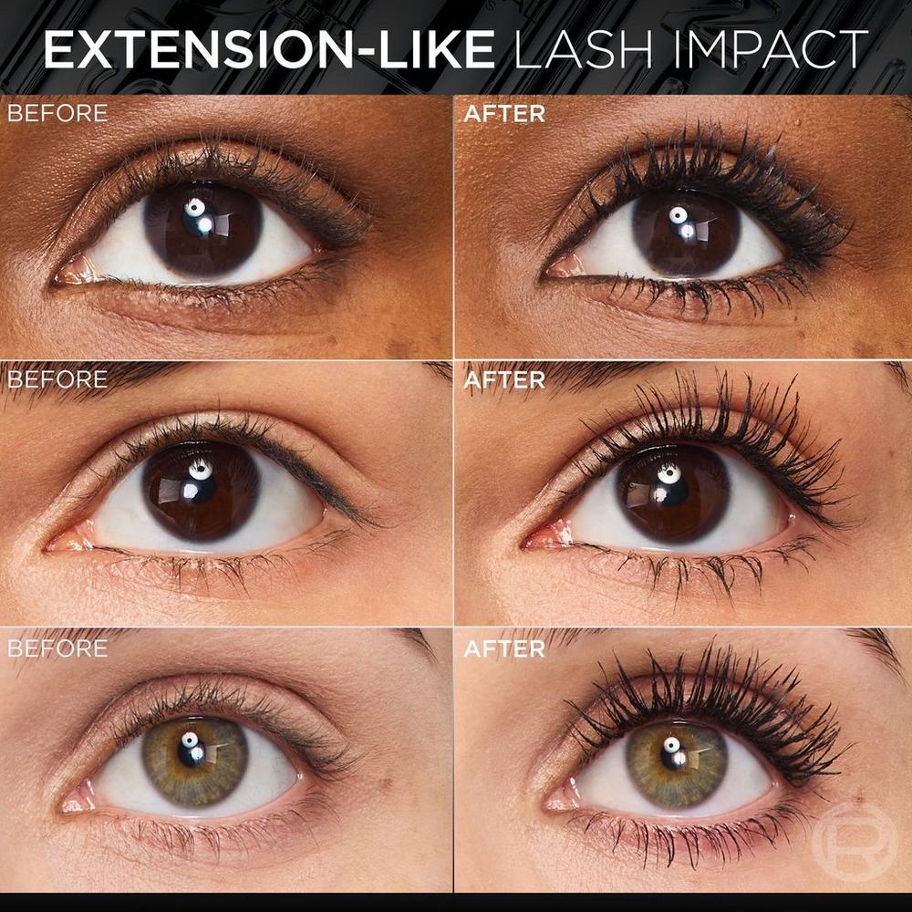 Extensionist Lengthening and Curling Washable Mascara - Black