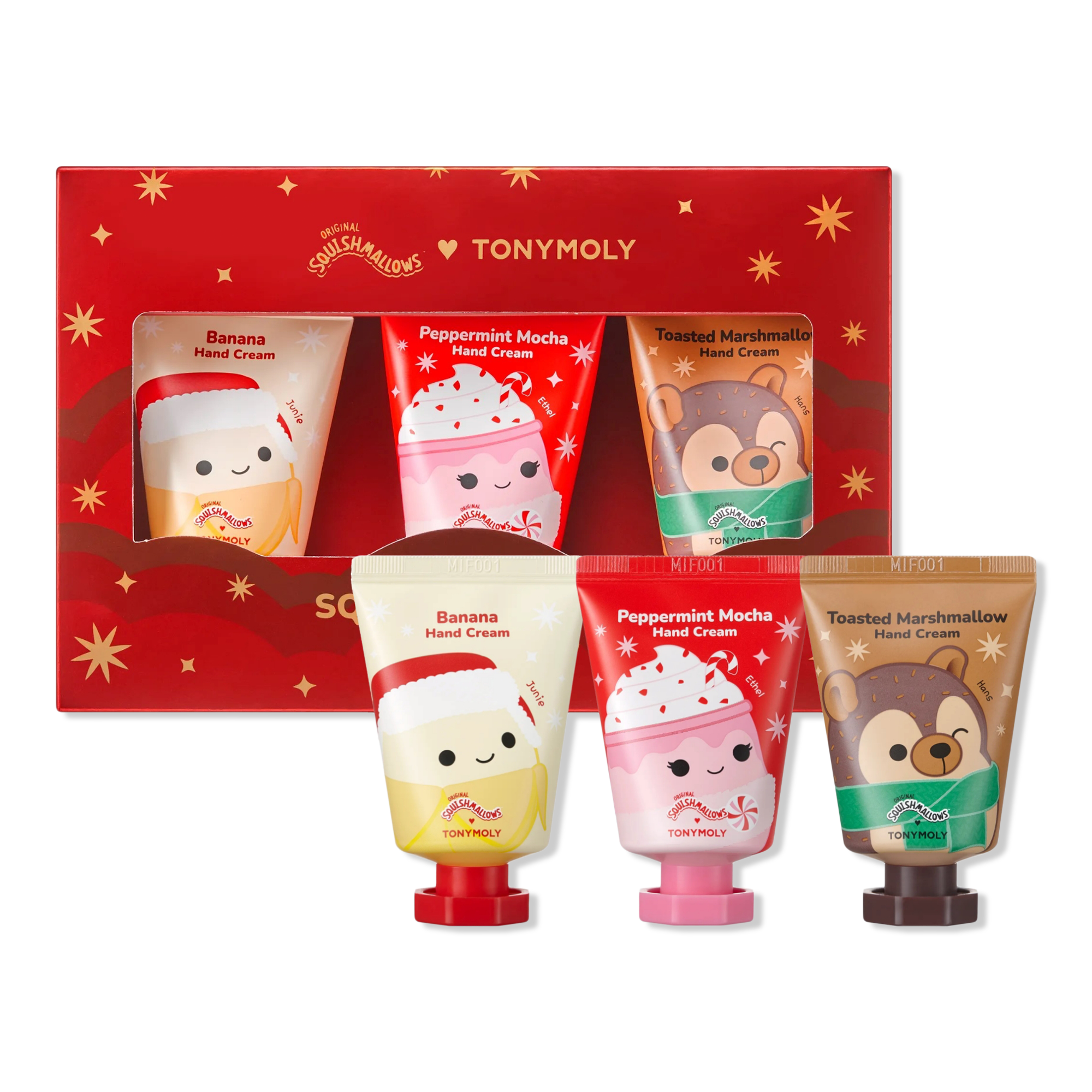 TONYMOLY Squishmallows Hydrating Hand Cream Trio #1