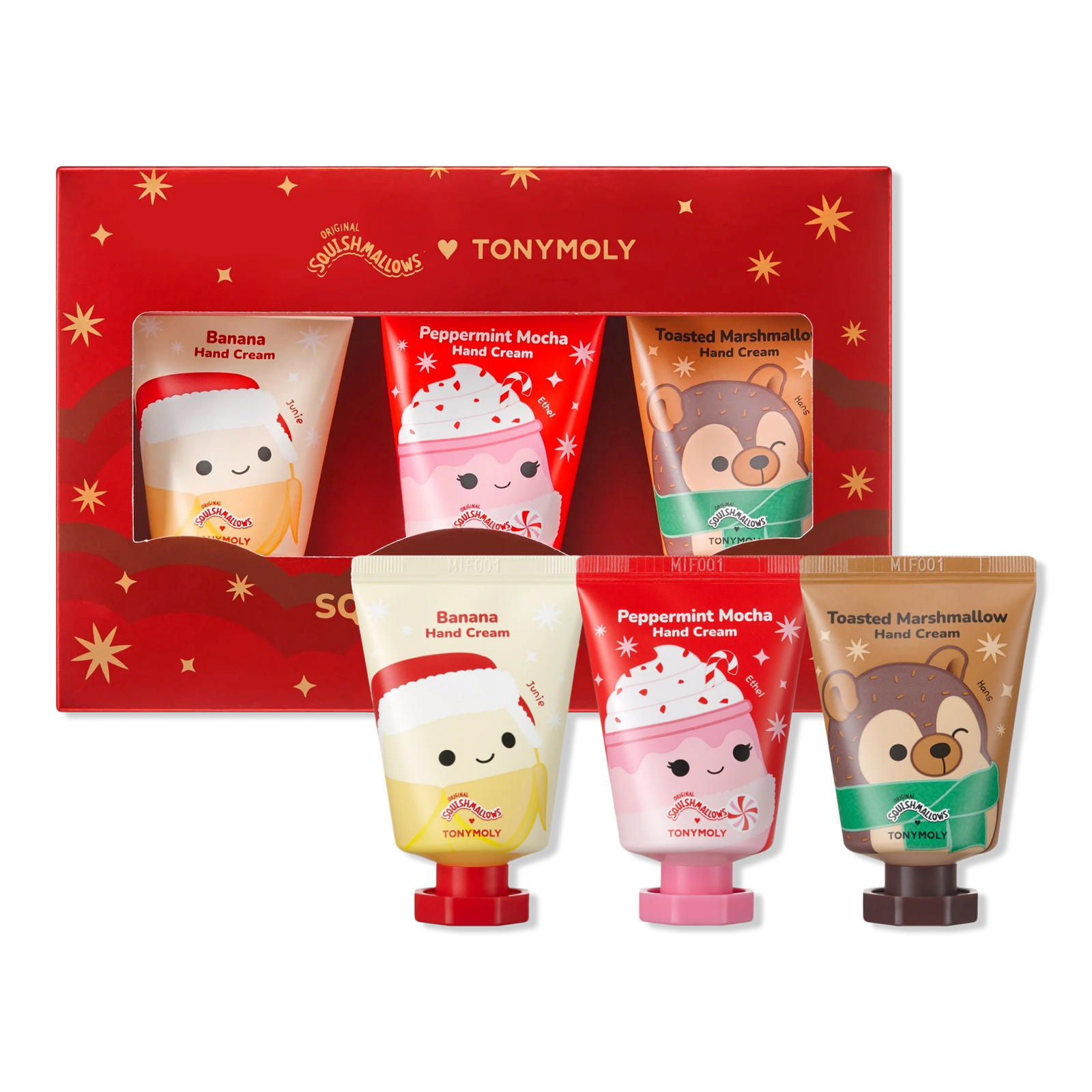 Squishmallows Hydrating Hand Cream Trio