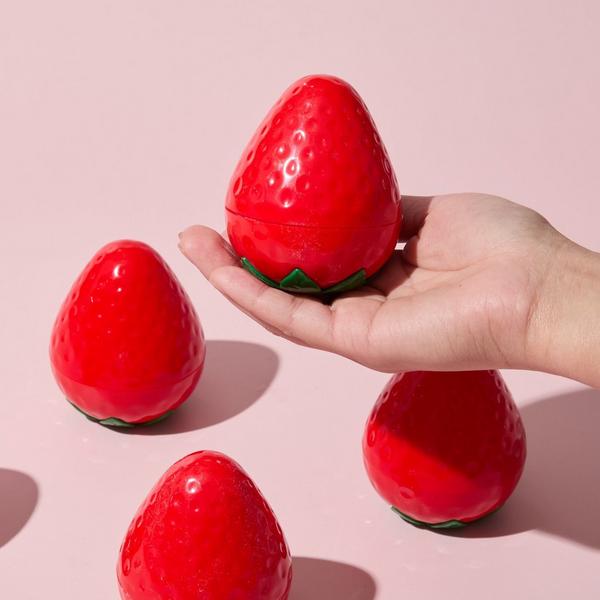 TONYMOLY Very Berry Strawberry Hand Cream and Candle Set #4