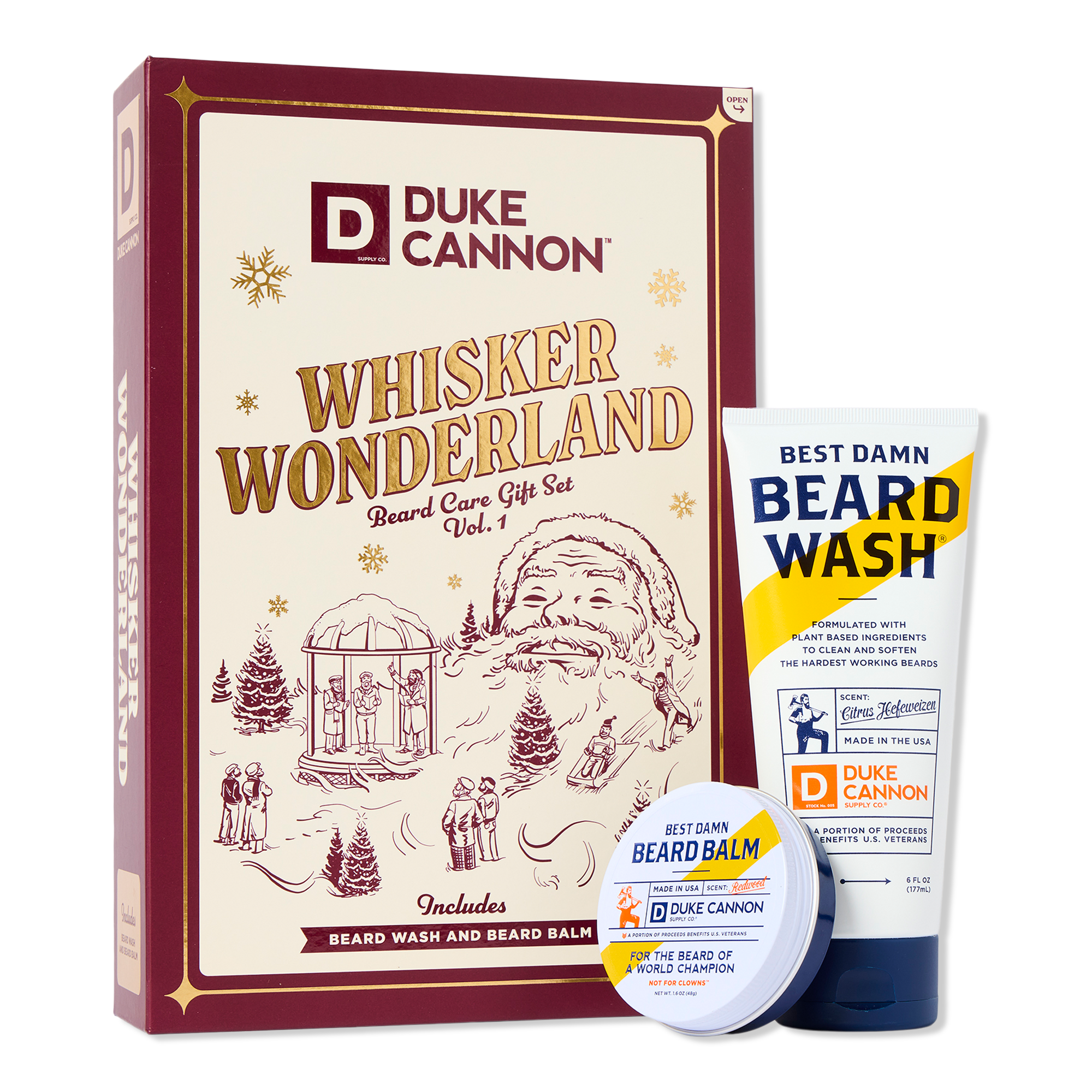 Duke Cannon Supply Co Whisker Wonderland Beard Care Gift Set #1