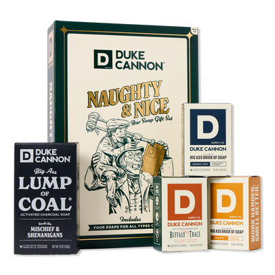 Duke Cannon Supply Co Naughty & Nice Bar Soap Gift Set
