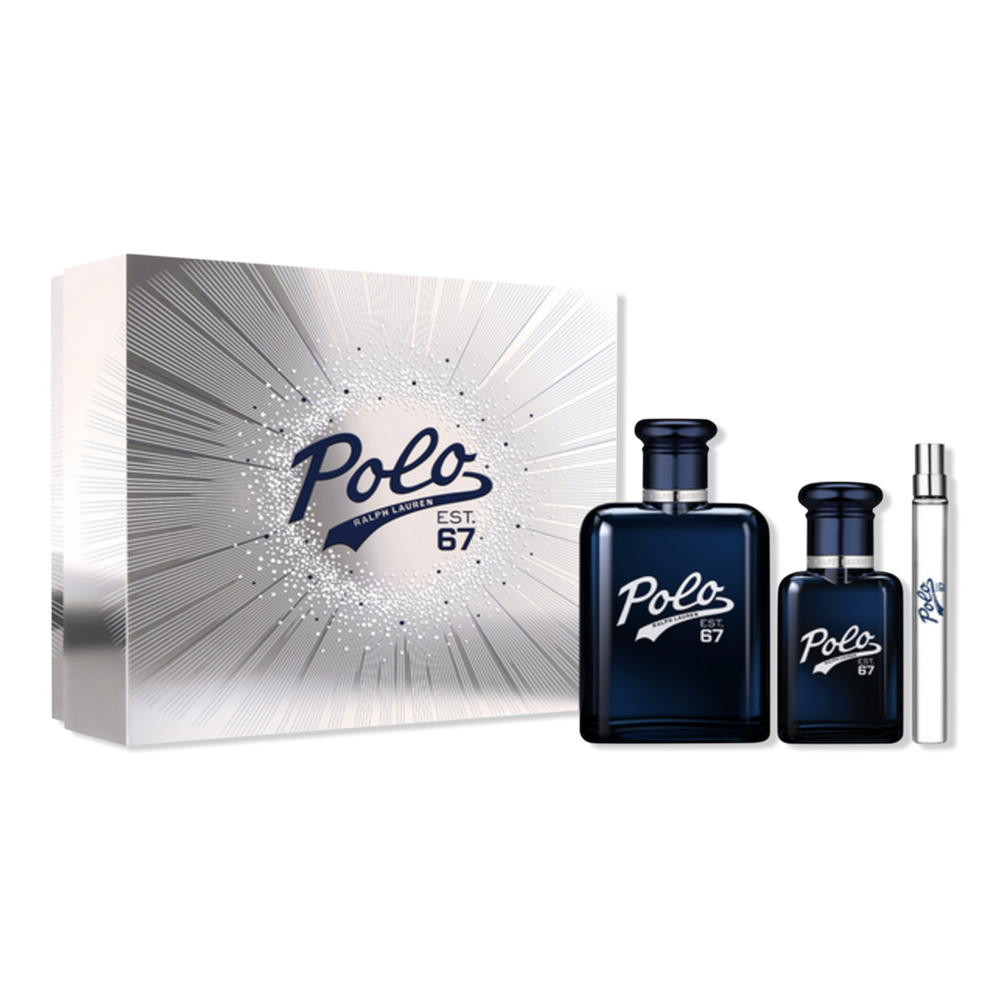 Ralph Lauren Polo 67 Eau De Toilette Men's Holiday Trio Giftset