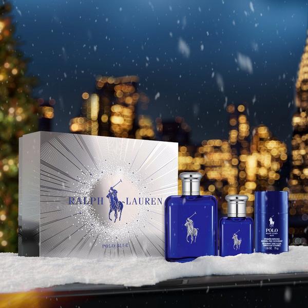 Ralph Lauren Polo Blue Eau de Toilette Trio Fragrance Holiday Giftset #3