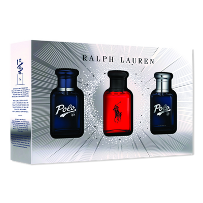 Ralph Lauren World of Polo Men's Cologne Holiday 3-Piece Gift Set