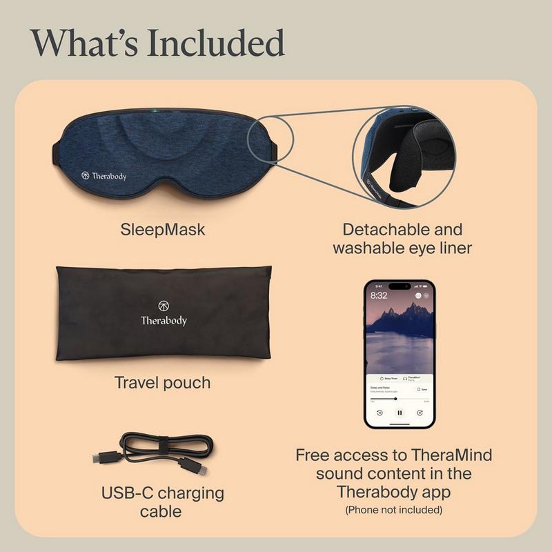 Sleep Mask with Gentle Vibration