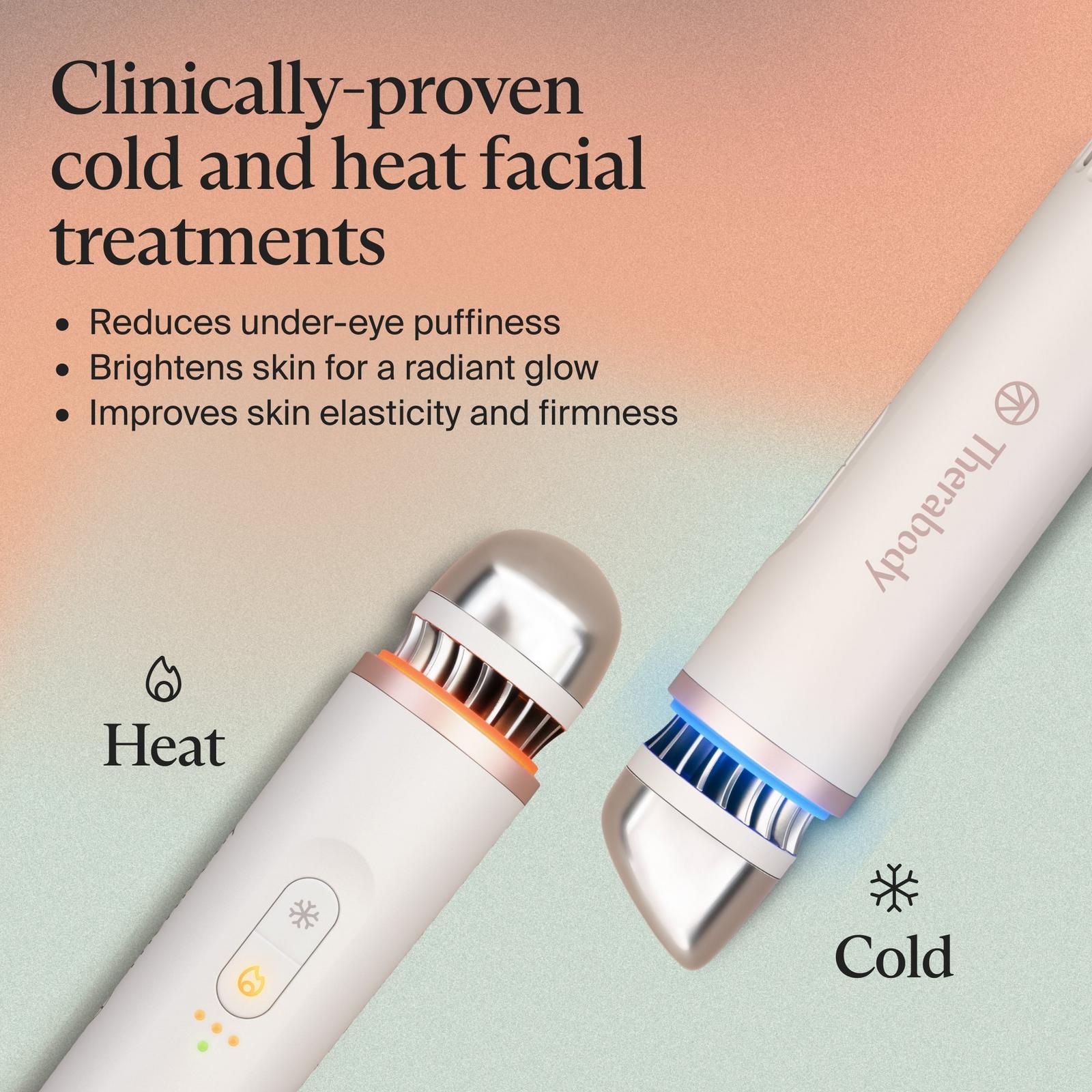 TheraFace Depuffing Wand Heat & Cold Eye Massager