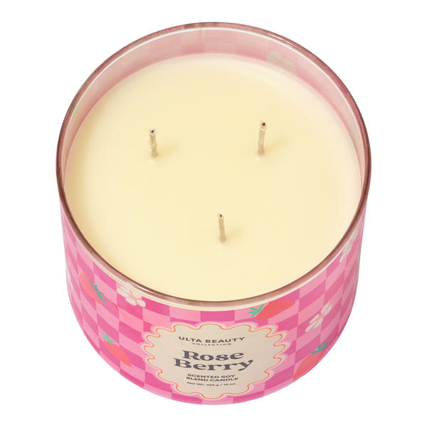 ULTA Beauty Collection Rose Berry 3-Wick Scented Candle #2