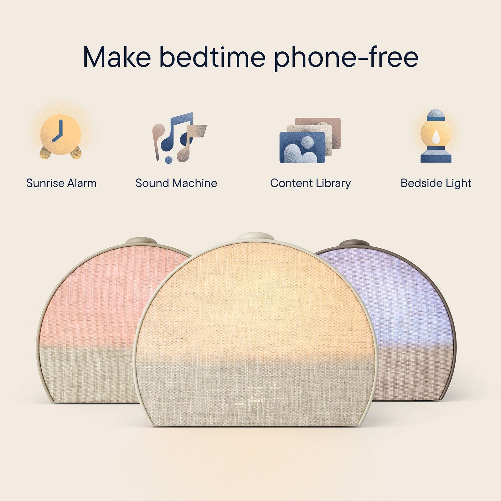 Restore 3 Smart Sunrise Alarm Clock - Greige