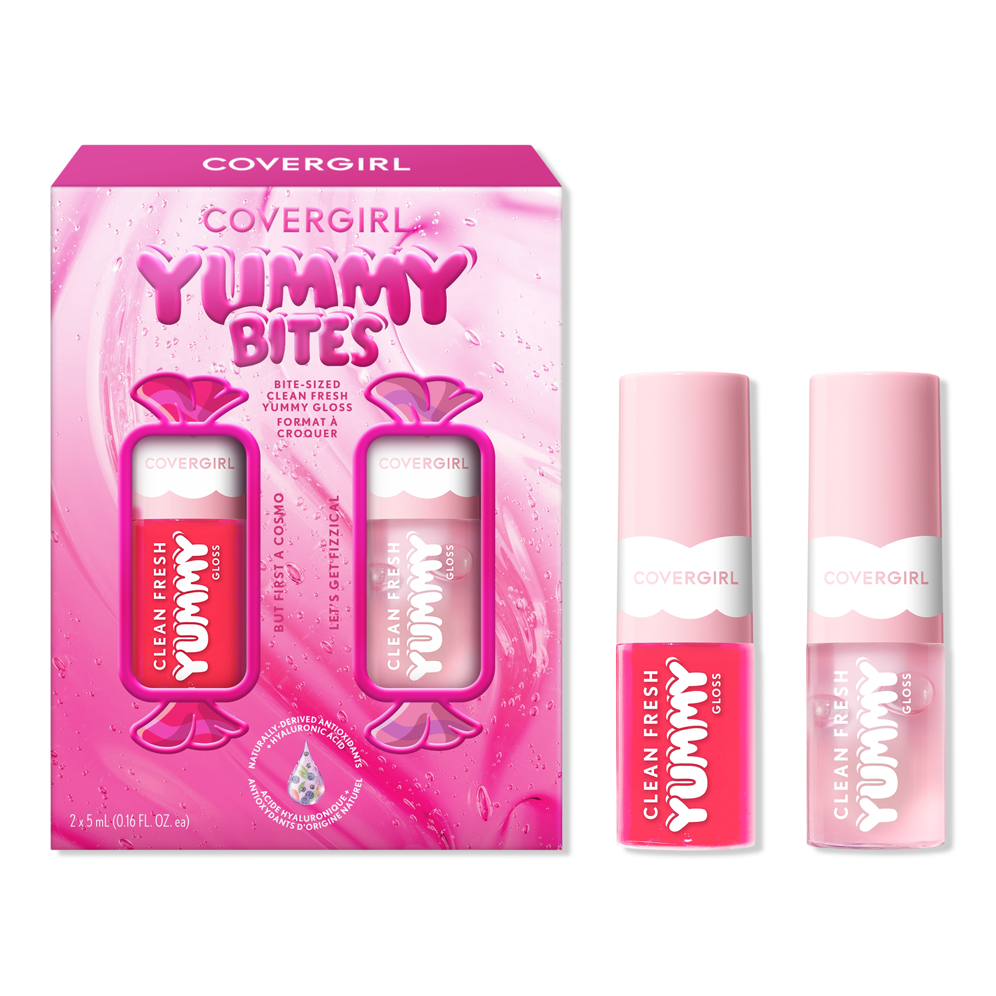 CoverGirl Clean Fresh Yummy Gloss Bite Sized Minis Kit #1