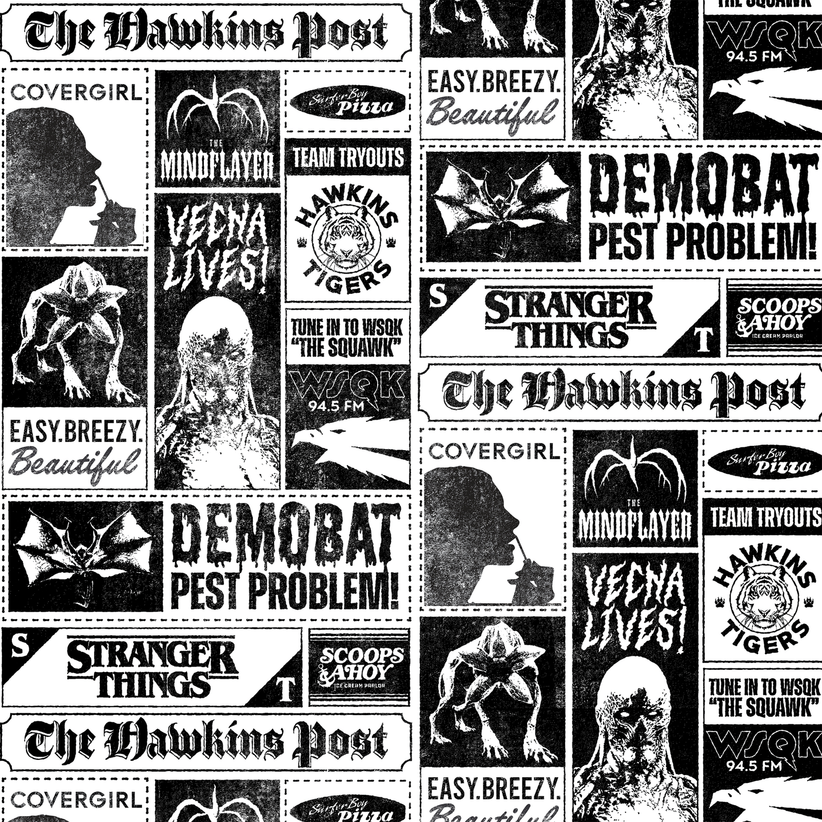 STRANGER THINGS The Upside Down Makeup Bag