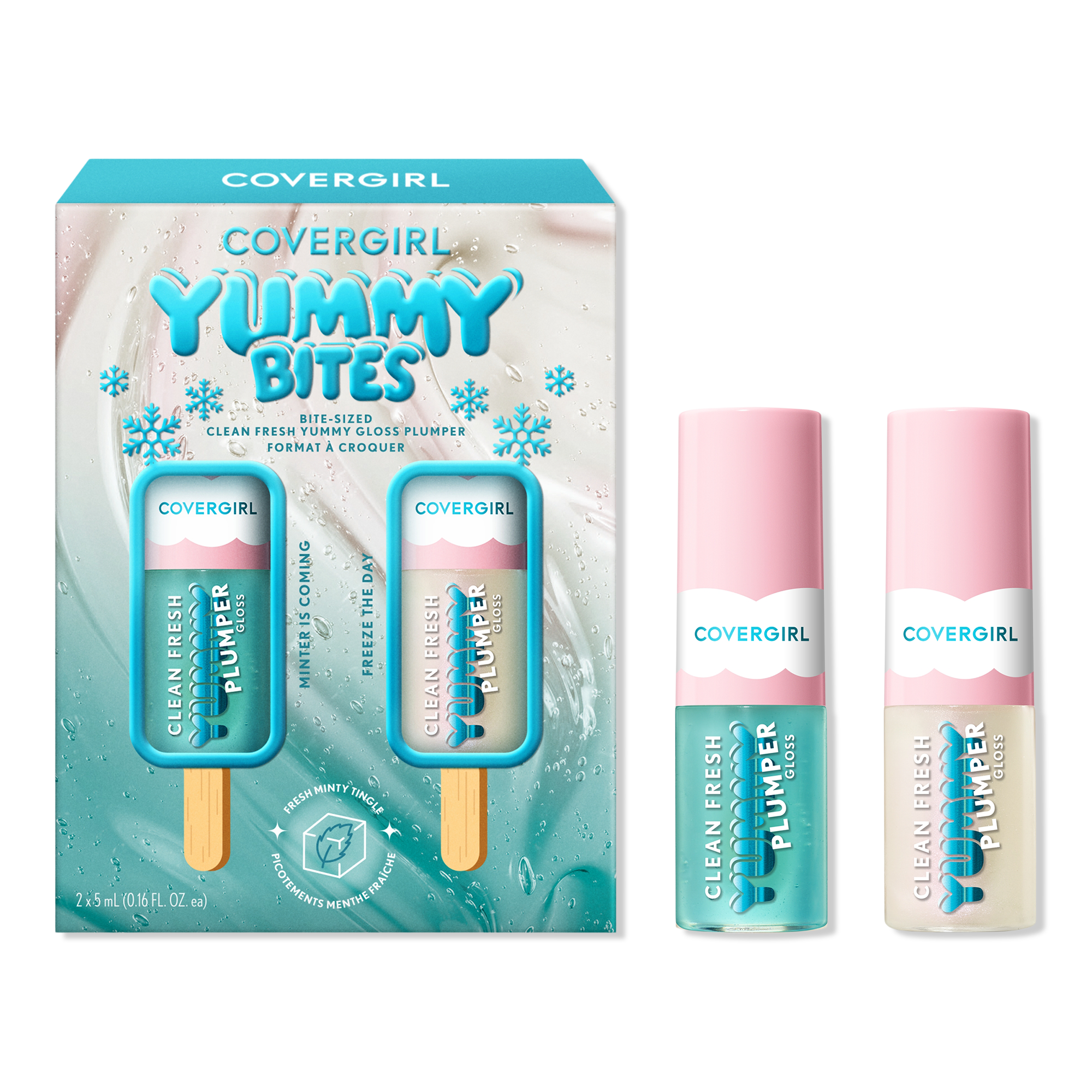 CoverGirl Clean Fresh Yummy Gloss Plumper Bite Sized Minis Kit #1