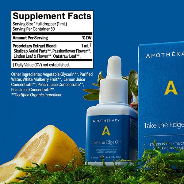 Apothékary Take the Edge Off Stress Relief Tincture #6