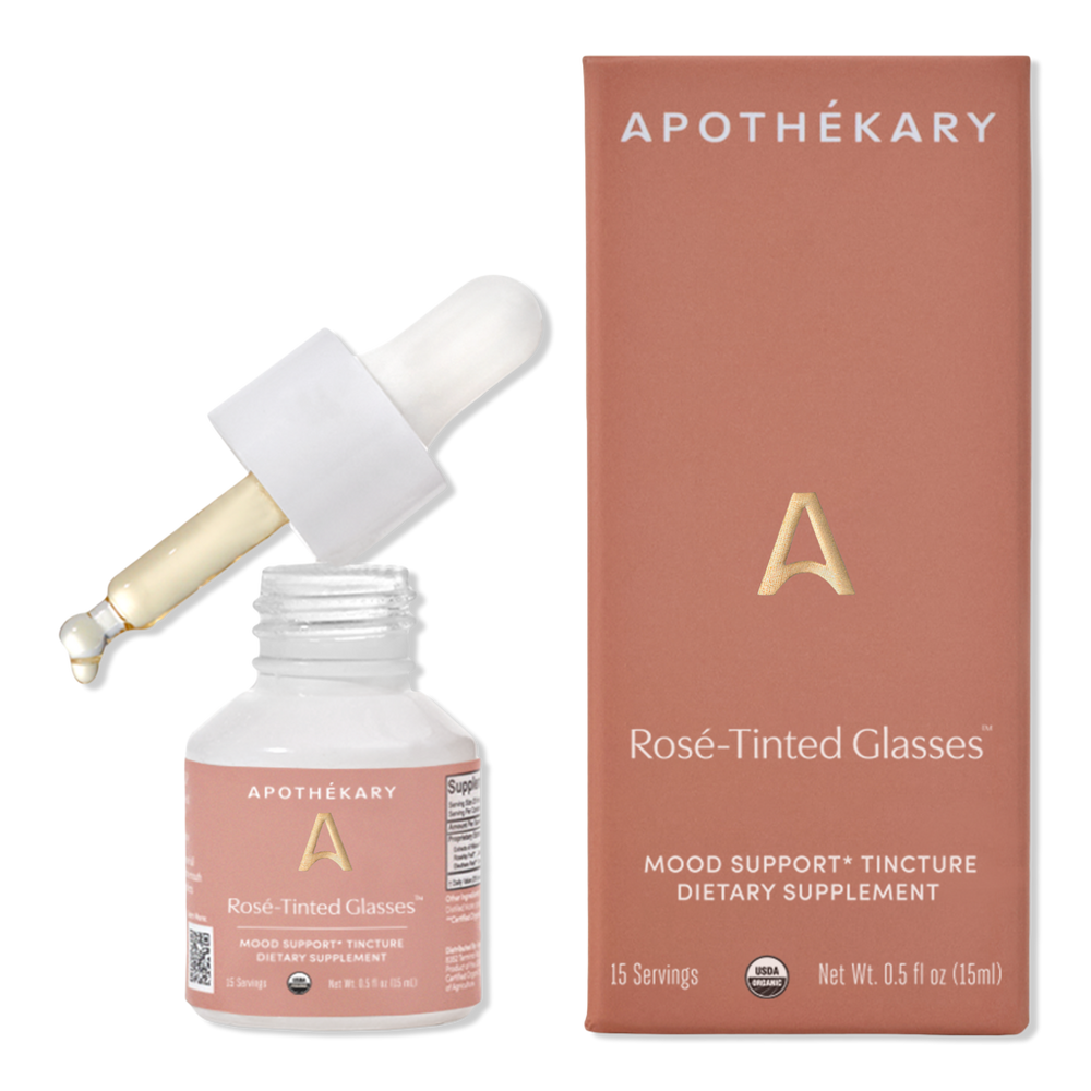Apothekary Rose-Tinted Glasses Mood Support Tincture - 0.5 oz