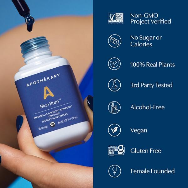 Apothékary Blue Burn Metabolic & Weight Support Tincture #3