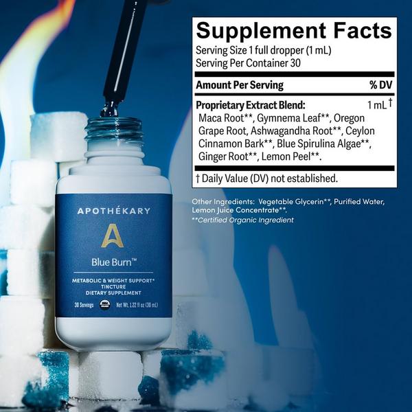Apothékary Blue Burn Metabolic & Weight Support Tincture #6