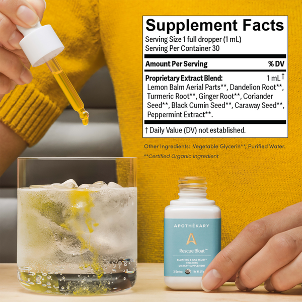 Apothékary Rescue Bloat Bloating & Gas Relief Ticture #6