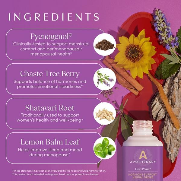 Apothékary Every Phase Hormone Support Herbal Drops #5