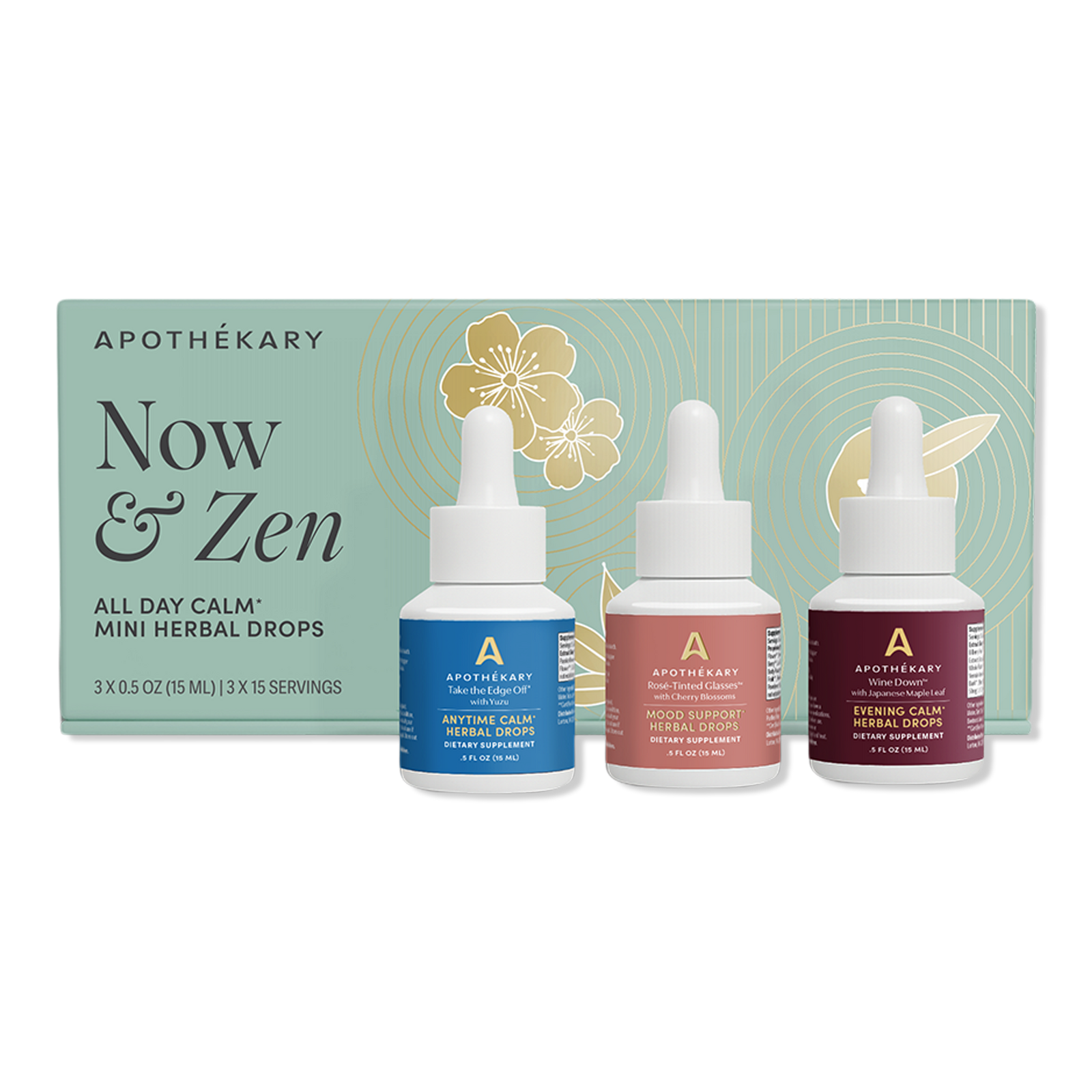 YN☆ロダンアンドフィールズ AHセラム ジェル Apothékary - Now and Zen All Day Calm Mini Drops* | Ulta Beauty