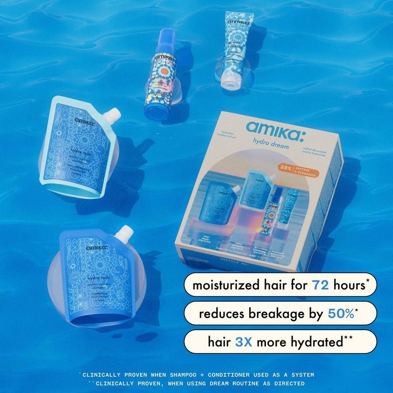 amika - Hydro Dream Hydration Routine Trial Set | Ulta Beauty