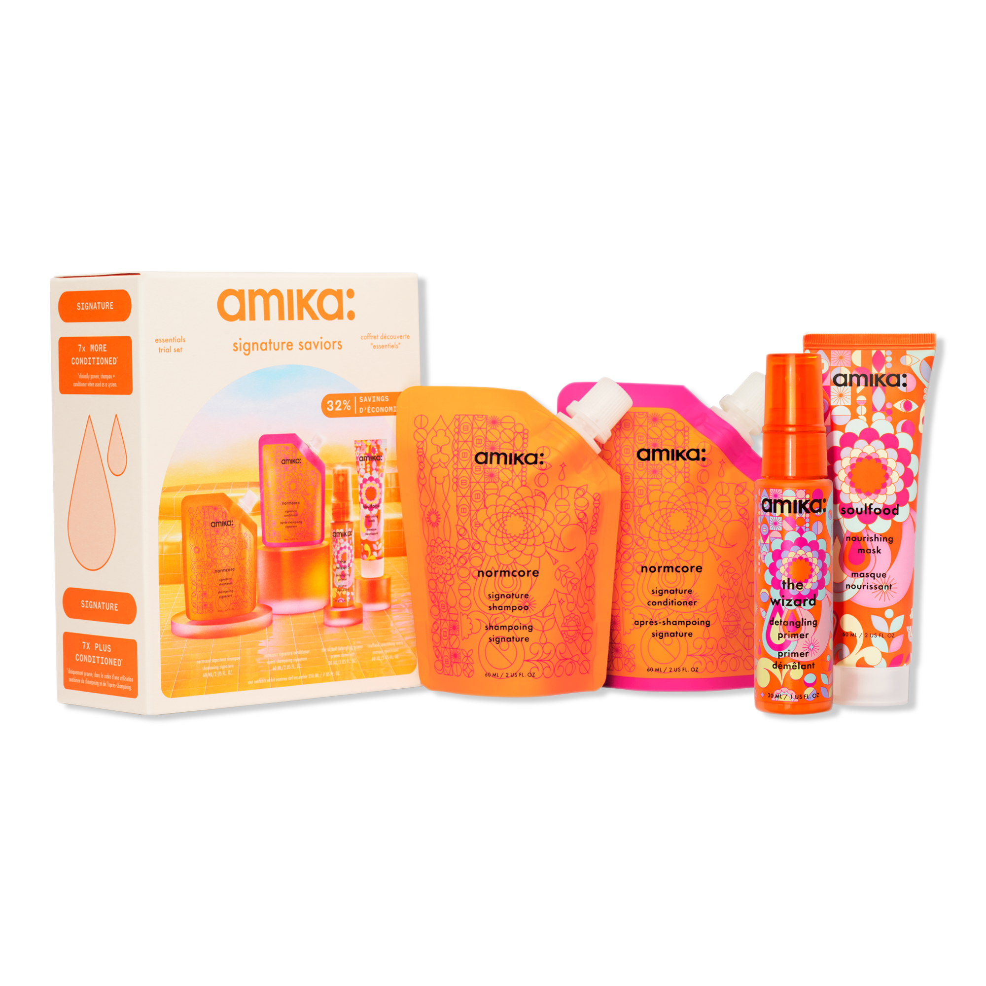 amika Signature Saviors Essential Trial Set #1