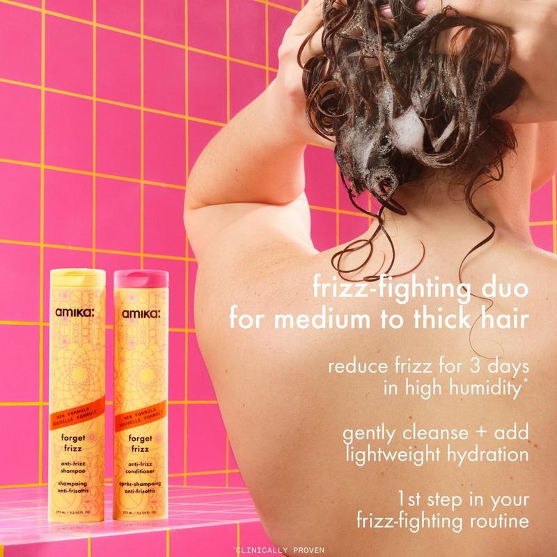 amika - 33.8 oz Forget Frizz Anti-Frizz Shampoo | Ulta Beauty