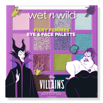 Wet n Wild Disney Villains Fiery Femmes Eye & Face Palette - Beautiful Destroyer