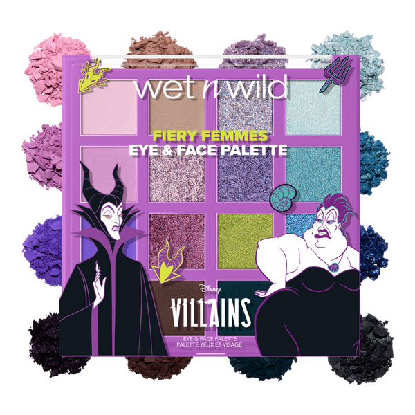 Wet n Wild Disney Villains Fiery Femmes Eye & Face Palette - Beautiful Destroyer #3