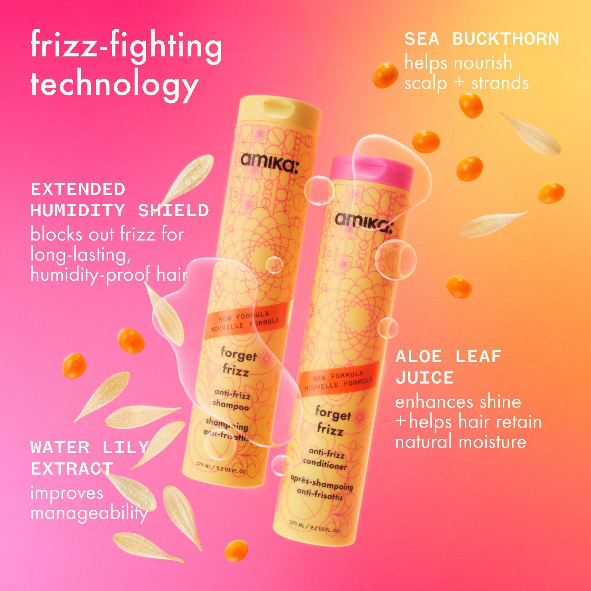 Кондиционер против пушистости волос amika Forget Frizz — фото 3