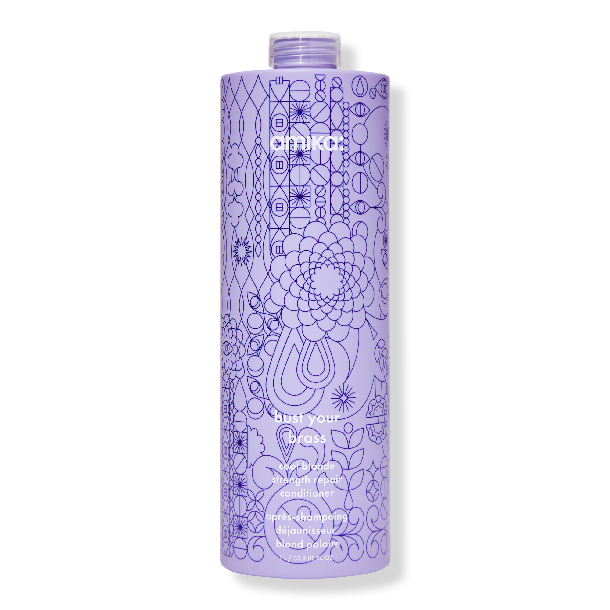 amika Bust Your Brass Cool Blonde Strength Repair Conditioner #1