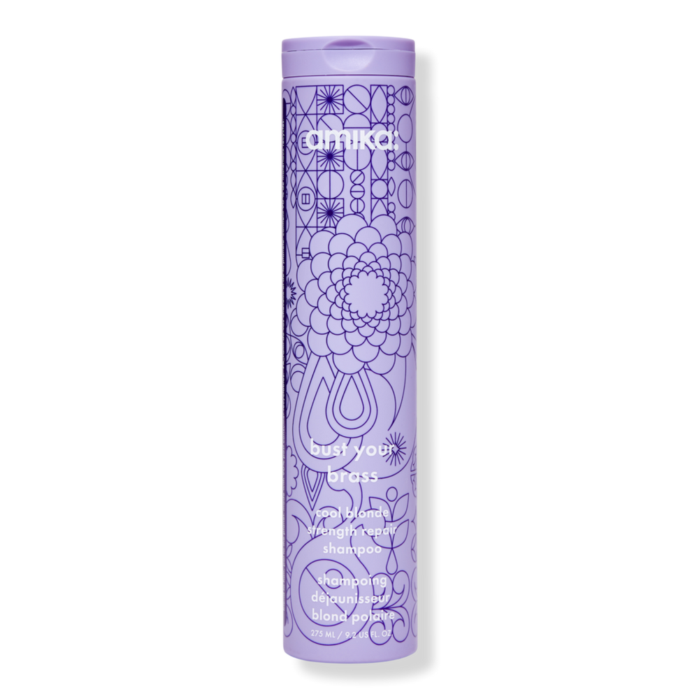 amika Bust Your Brass Cool Blonde Strength Repair Shampoo - oz
