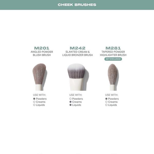 Set Pro de 16 Piezas de Brochas para Rostro y Ojos 3
