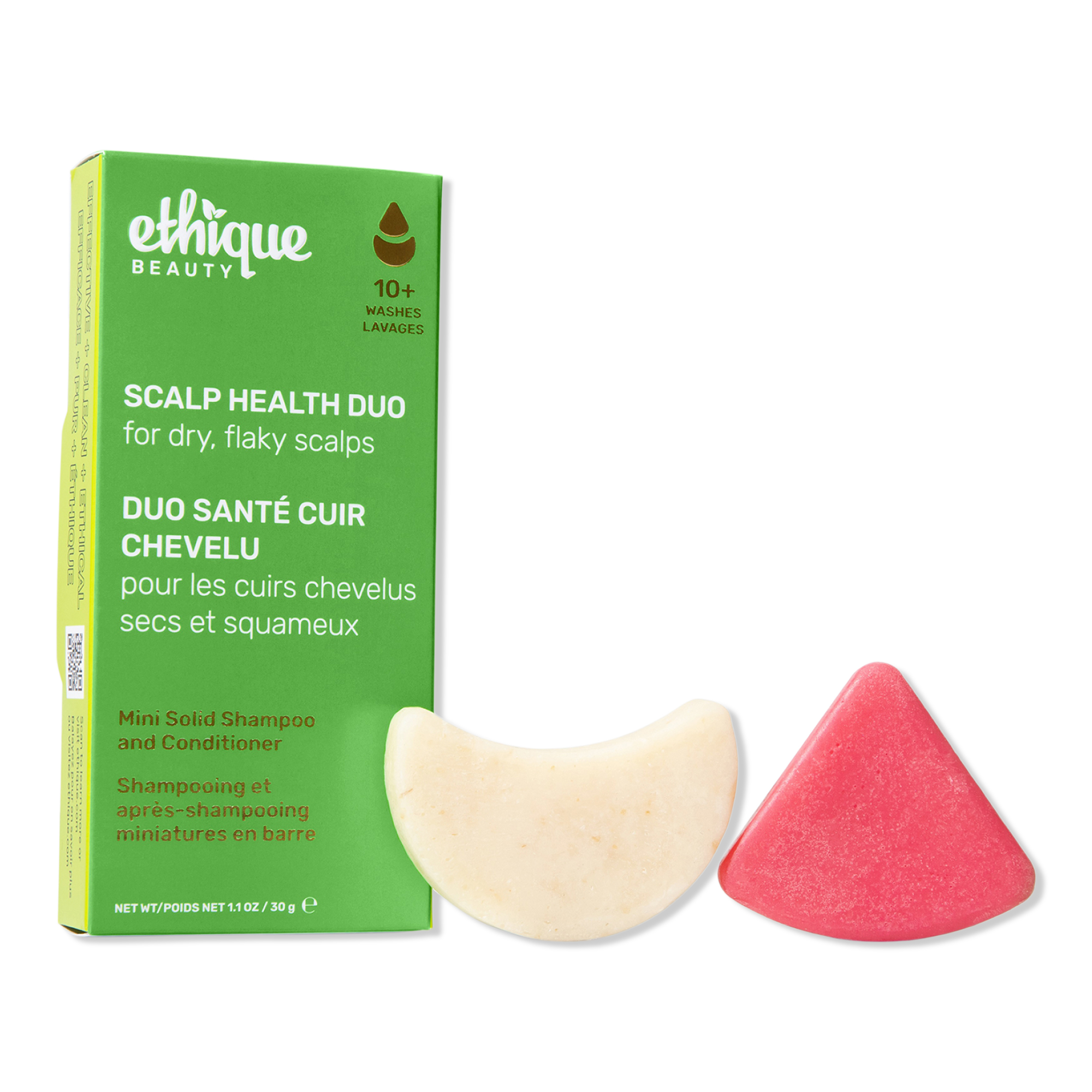 Ethique Beauty Scalp Health Shampoo & Conditioner Mini Bar Set #1