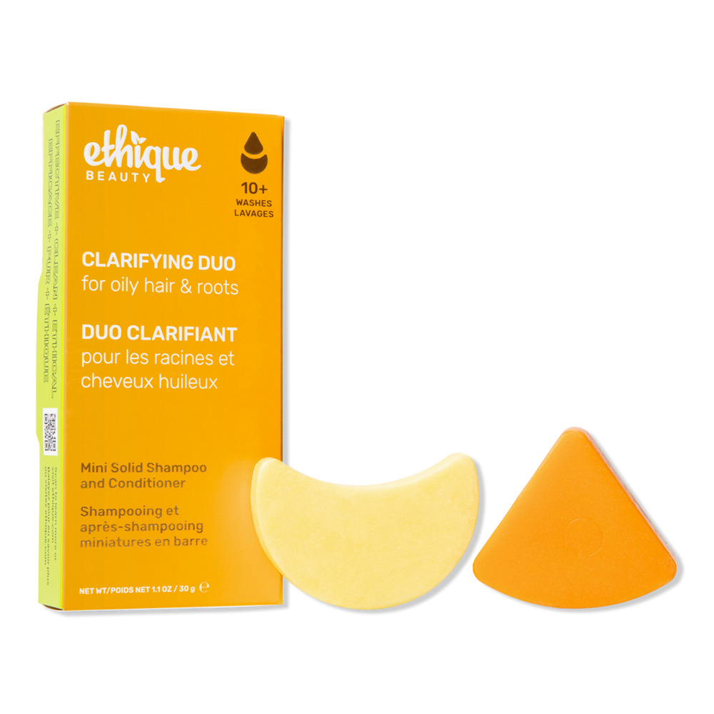 Ethique Beauty Clarifying Shampoo & Conditioner Mini Bar Set