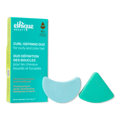 Ethique Beauty Curl-Defining Shampoo & Conditioner Mini Bar Set