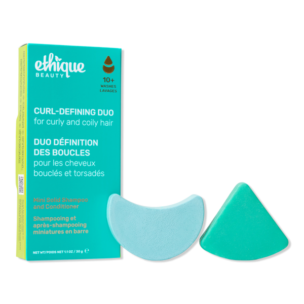 Ethique Beauty Curl-Defining Shampoo & Conditioner Mini Bar Set #1