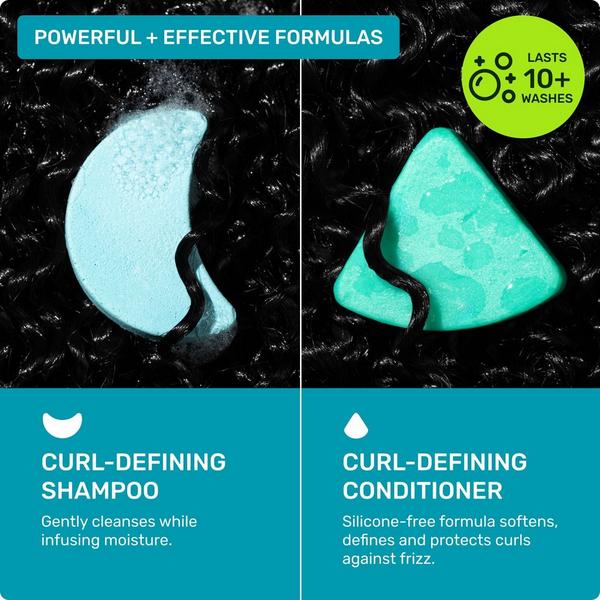 Ethique Beauty Curl-Defining Shampoo & Conditioner Mini Bar Set #2