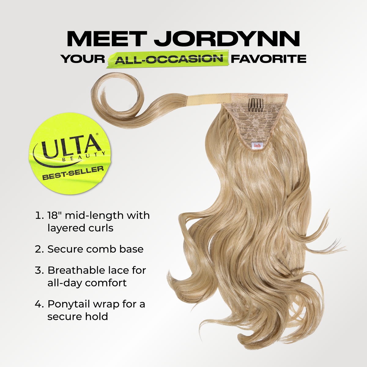 Jordynn Pony - Champagne Blonde