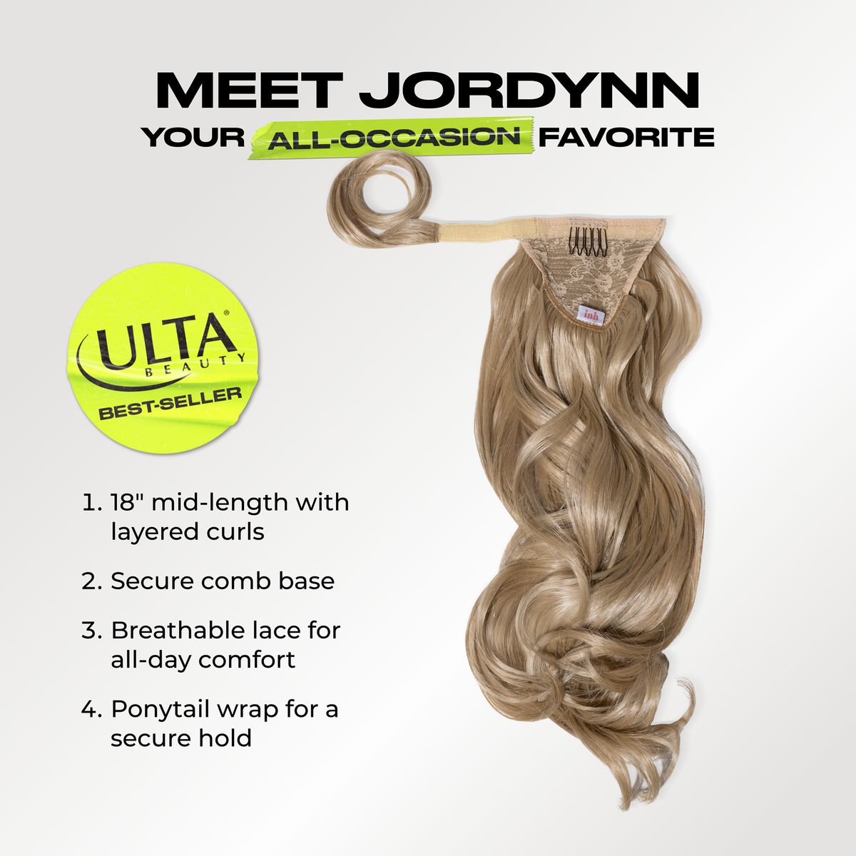 Jordynn Pony - Sandy Blonde