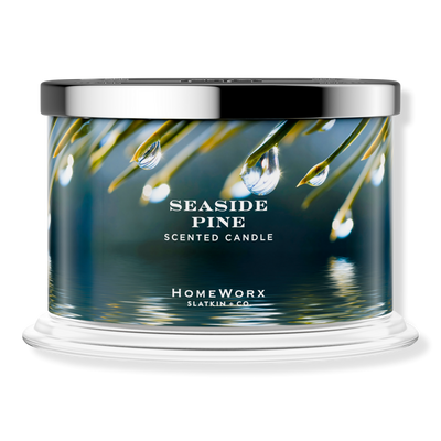 HomeWorx Seaside Pine 4-Wick Scented Candle