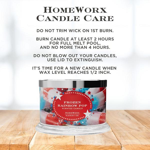 HomeWorx Frozen Rainbow Pop 4-Wick Scented Candle #5