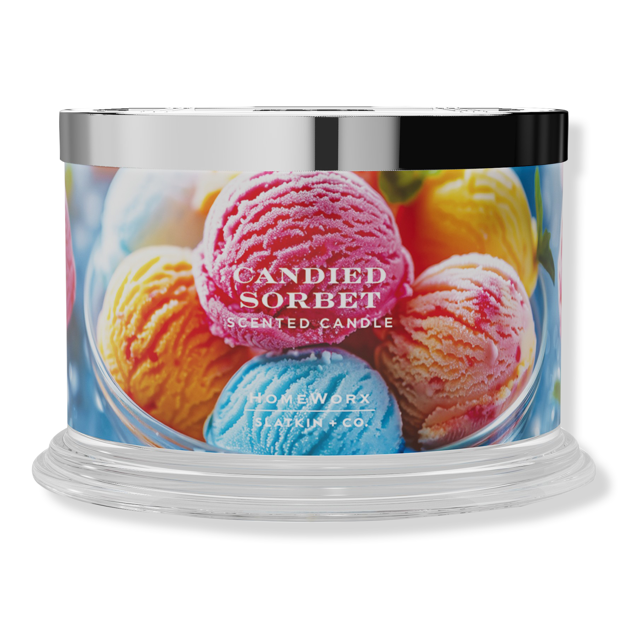 HomeWorx Candied Sorbet 4-Wick Scented Candle #1