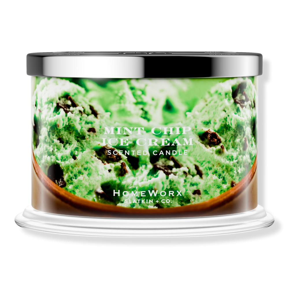Homeworx Mint Chip Ice Cream 4-wick Scented Candle In Multi