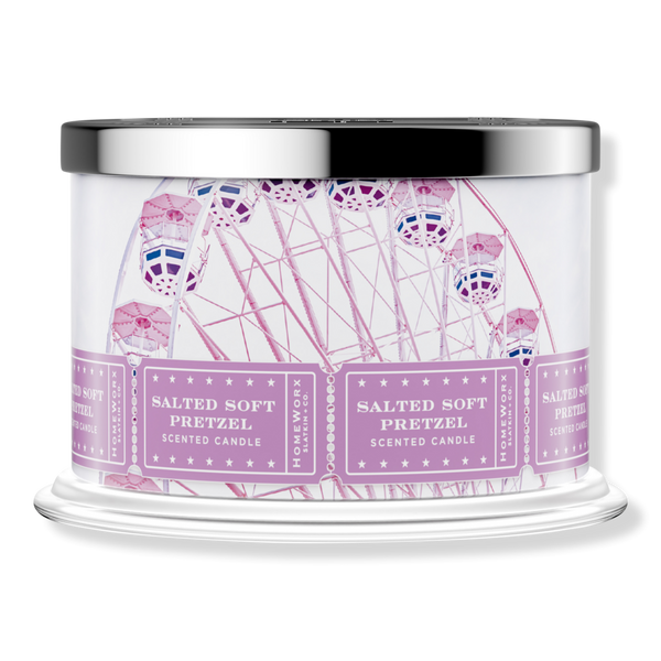 HomeWorx Salted Soft Pretzel 4-Wick Scented Candle #1