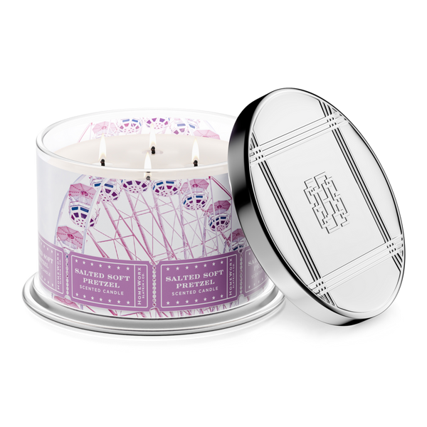 HomeWorx Salted Soft Pretzel 4-Wick Scented Candle #2