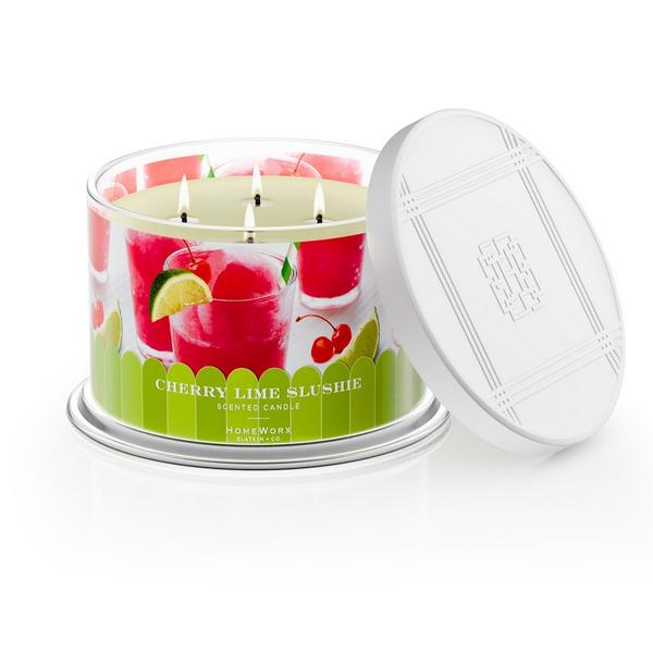 HomeWorx Cherry Lime Slushie 4-Wick Scented Candle #2