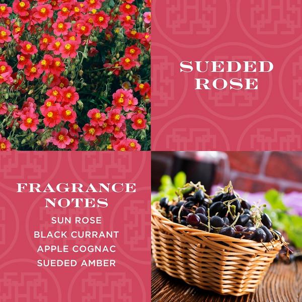 HomeWorx Sueded Rose 14oz Candle and Reed Diffuser Gift Set #3