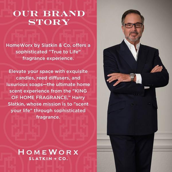 HomeWorx Sueded Rose 14oz Candle and Reed Diffuser Gift Set #5