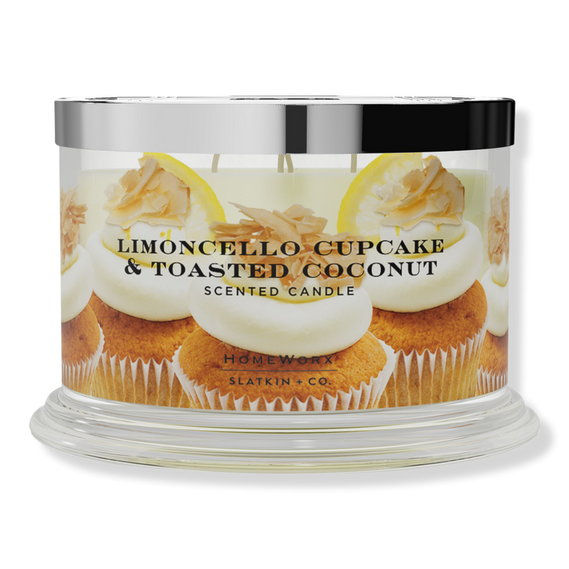 HomeWorx - Limoncello Cupcake and Toasted Coconut 4-Wick Scented